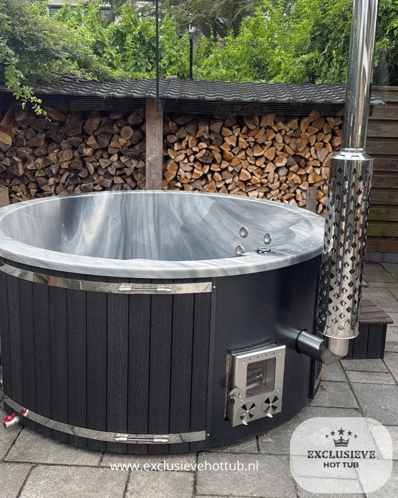 Hottub te koop|Houtgestookt|Elektrisch of Hybride|NIEUW, Ophalen of Verzenden, Nieuw, Afdekzeil