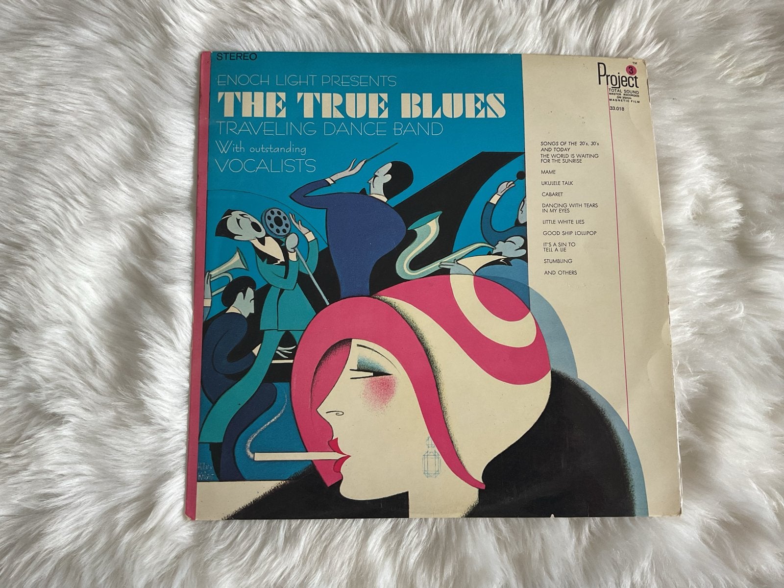 Enoch Light Presents The True Blues Traveling Dance Band LP, LP, Gebruikt, Verzenden, Originele persing