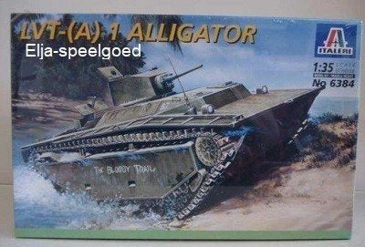 Italeri LVT-(A)-4 Alligator Tank 6384 Modelbouw Kit 1:35, Hobby en Vrije tijd, Tank, Italeri, 1:32 tot 1:50, Nieuw
