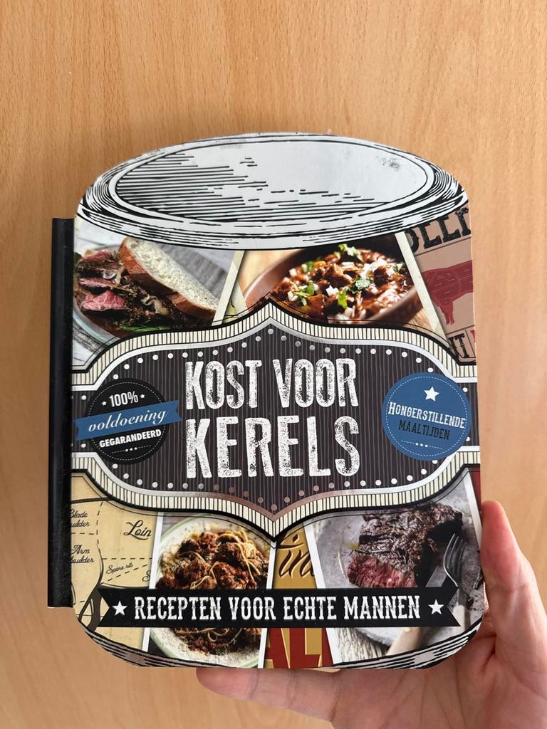 Kost voor Kerels: Recepten voor Echte Mannen, Ophalen, Zo goed als nieuw, Overige gebieden, Voorgerechten en Soepen
