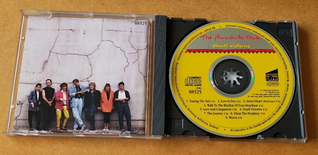 The Parachute Club - Small Victories CD 1986/198?, Ophalen of Verzenden, Gebruikt, Poprock