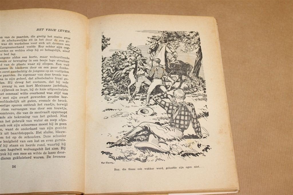 Ruiters van de Mesa Verde — Illustraties Pol Dom, 1949, Ophalen of Verzenden, Gelezen