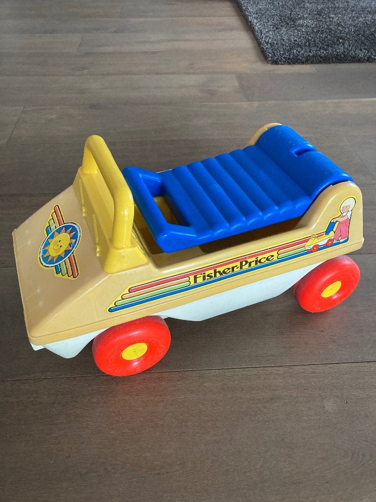 Fischer Price loopauto vintage, Ophalen, Gebruikt, Auto of Voertuig