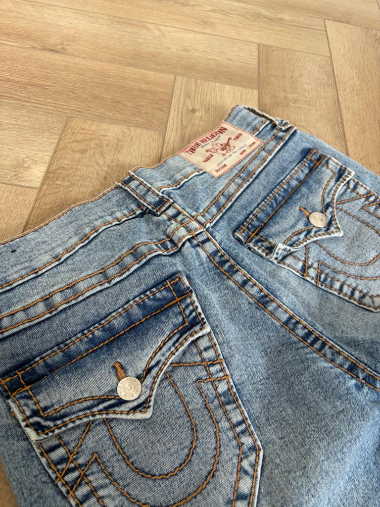 True Religion Ricky Relaxed Straight Jeans W30, Ophalen, Nieuw, Blauw, W32 (confectie 46) of kleiner