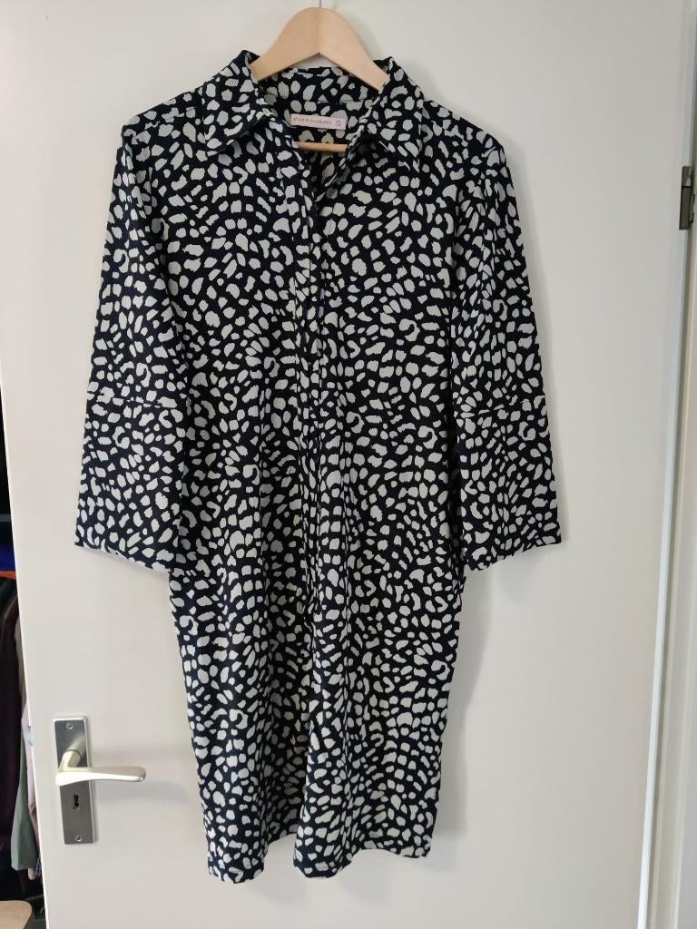 Studio Anneloes Groopy 3/4 big spot tunic blauw/kit mt s, Kleding | Dames, Blouses en Tunieken, Studio Anneloes, Zo goed als nieuw