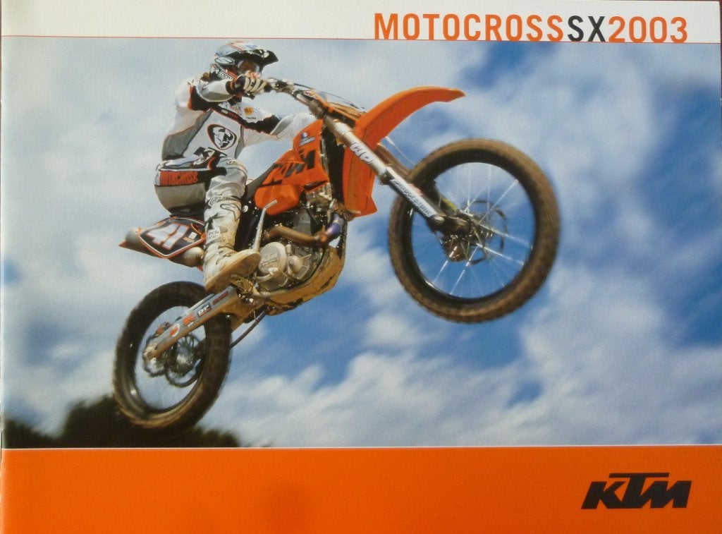 Folder KTM Motocross SX 2003, Ophalen of Verzenden, Overige merken