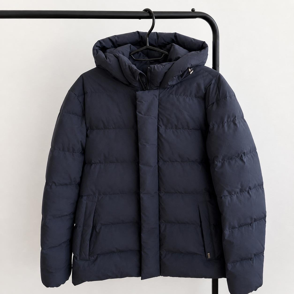 Woolrich winterjas - Zo goed als nieuw, Ophalen, Zo goed als nieuw, Maat 38/40 (M), Blauw