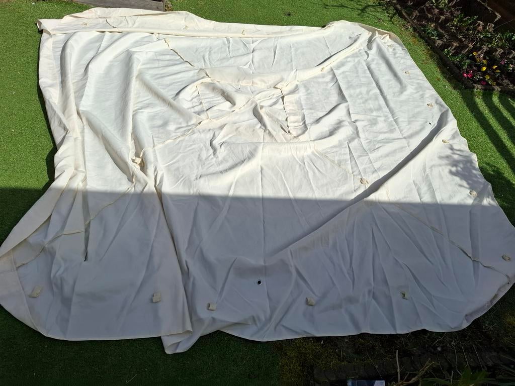 Katoenen doek voor tuinoverkapping - Zo goed als nieuw, Ophalen, Zo goed als nieuw, Overige typen
