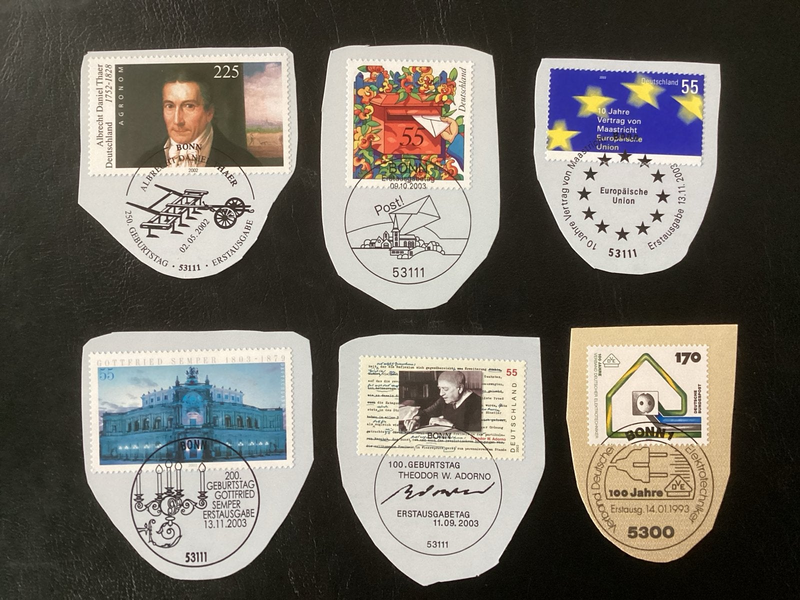Duitse postzegels - Diverse thema's en periodes (10stuks), Postzegels en Munten, Ophalen of Verzenden, BRD, Gestempeld