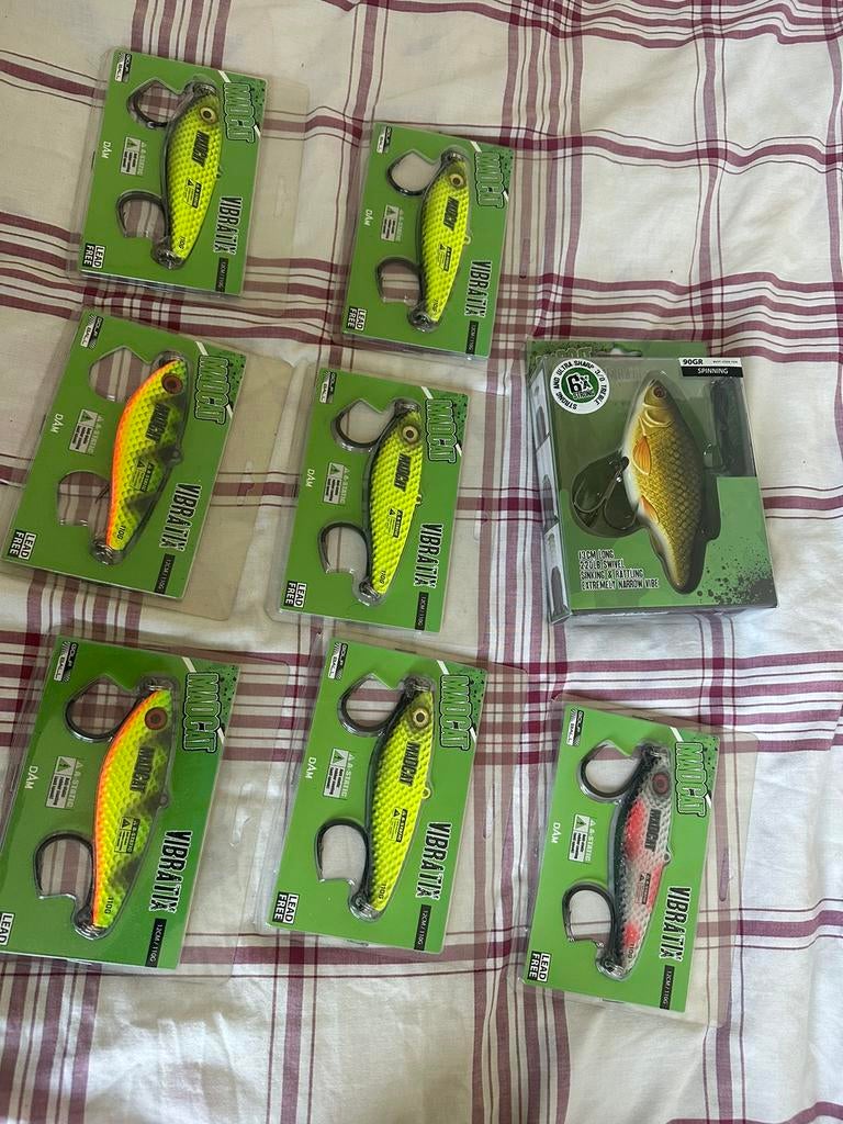 Madcat pakket de vibratix & inline rattler, Watersport en Boten, Ophalen of Verzenden, Zo goed als nieuw, Overige typen