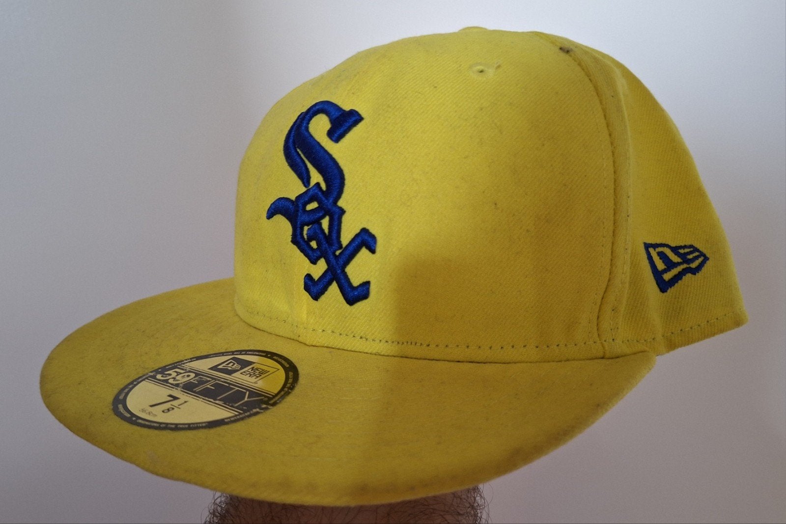 Sox basebal cap pet geel, Ophalen of Verzenden, Gebruikt, Honkbal, Kleding