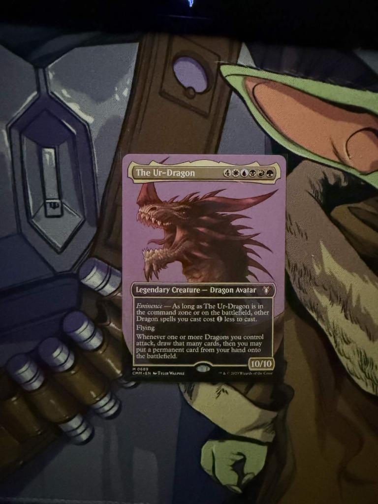 MTG Ur-dragon CMM 0689 - NM, Hobby en Vrije tijd, Verzamelkaartspellen | Magic the Gathering, Verzenden, Zo goed als nieuw, Losse kaart