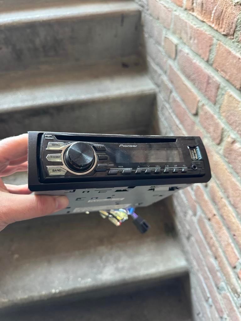 Pioneer DEH-1700UB Autoradio met USB, Ophalen of Verzenden, Gebruikt