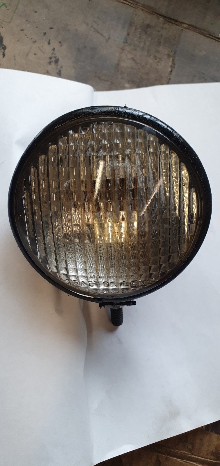 Oude Guide Tractor Lens lamp - Made in USA, Auto-onderdelen, Verlichting, Ophalen of Verzenden