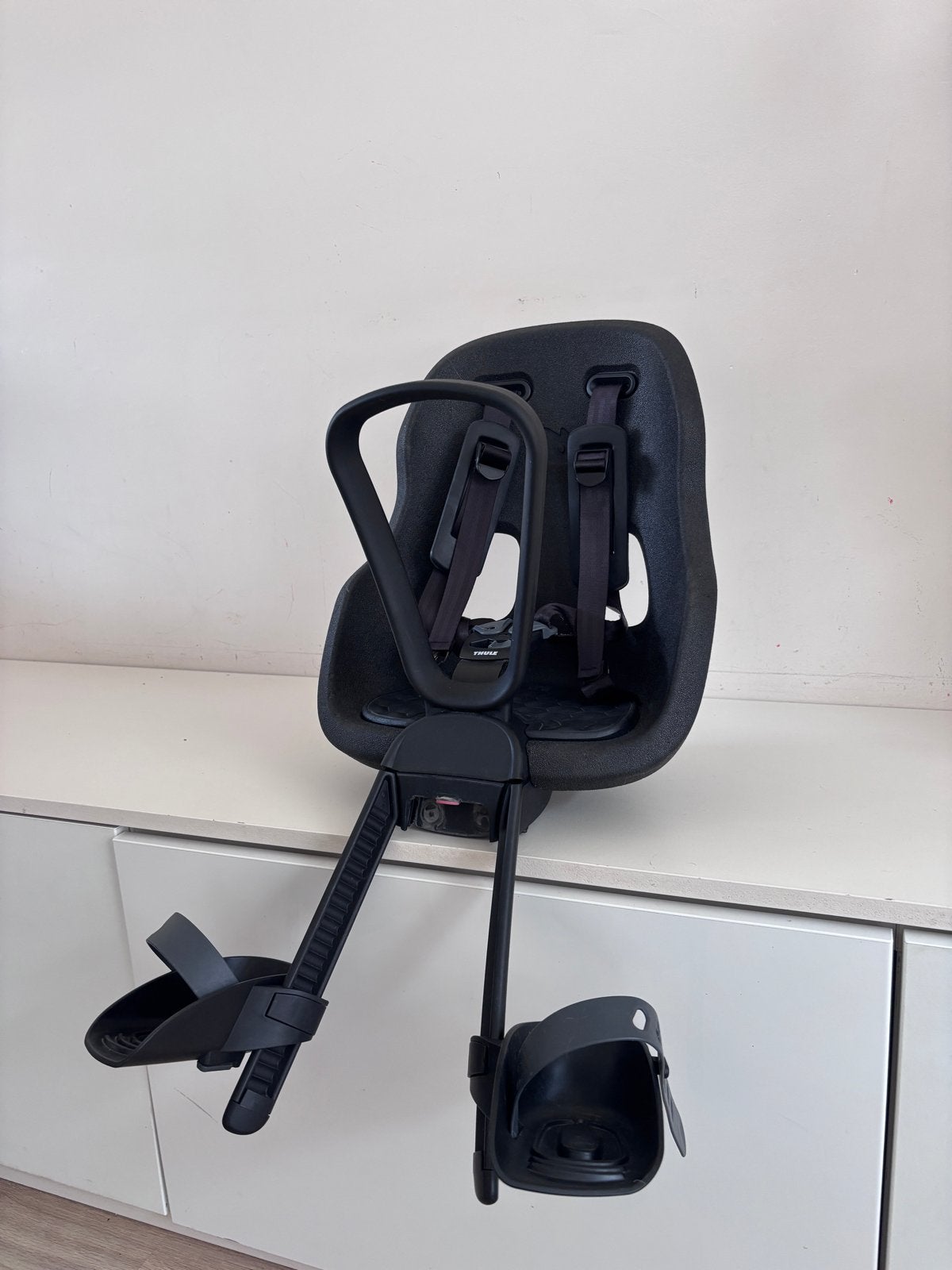 Thule Yepp Nexxt 2 Mini Fietsstoeltje met Windscherm, Ophalen, Voorzitje, 0 t/m 13 kg, Gebruikt
