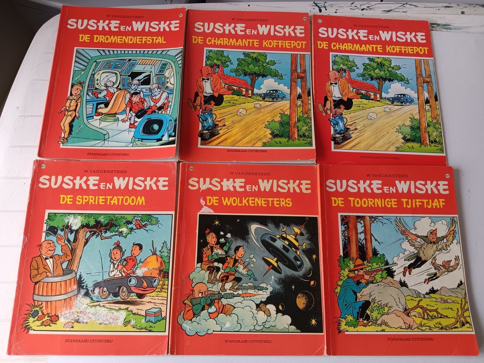 Suske en wiske strips, Boeken, Stripboeken, Meerdere stripboeken, Ophalen of Verzenden, Gelezen