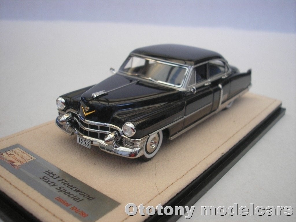 Cadillac Fleetwood Sixty Special 1953 Zwart 1/43 GLM STM, Ophalen of Verzenden, Nieuw, Auto, Overige merken