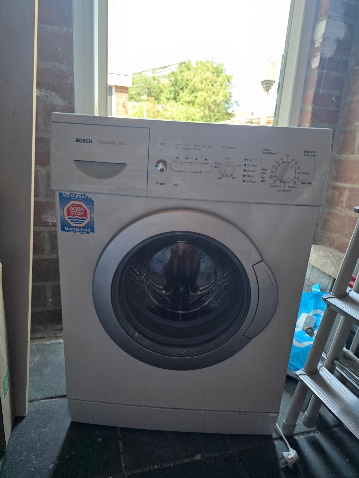 Bosch AquaStar 1200 Wasmachine - 6kg - Werkt nog!, Witgoed en Apparatuur, Wasmachines, Gebruikt, Voorlader, 85 tot 90 cm, 1200 tot 1600 toeren