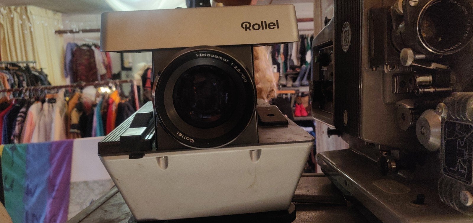 Vintage Rollei Heidosmat 1:2.8/160 projector, Ophalen