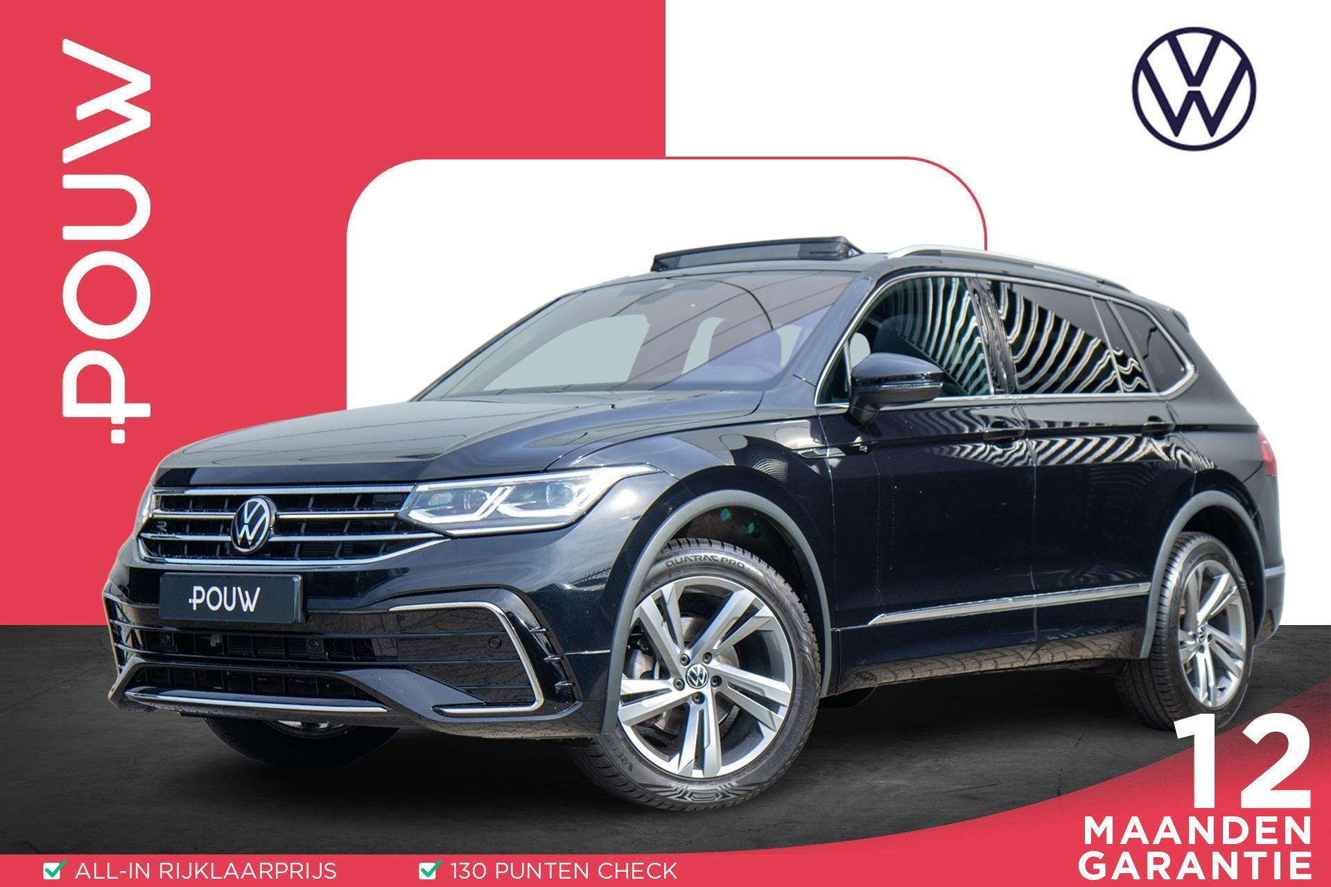 Volkswagen Tiguan Allspace 1.5 TSI 150pk R-Line Business 7p., Auto's, 12 maanden, Stof, Euro 6, 4 cilinders