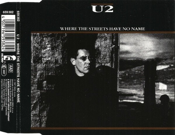 U2 CD SINGLE WHERE THE STREETS HAVE NO NAME + SWEETEST THING, Cd's en Dvd's, Cd Singles, Ophalen of Verzenden, Zo goed als nieuw