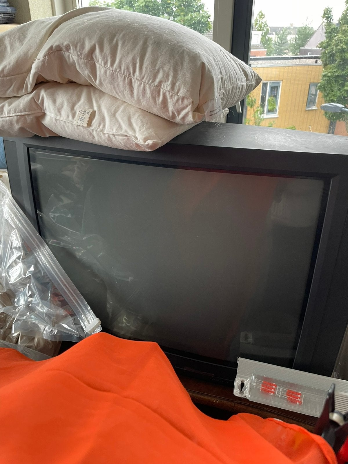 Grote Philips beeldbuis tv op te halen van zolder, Audio, Tv en Foto, Ophalen, Gebruikt, 100 cm of meer, Philips