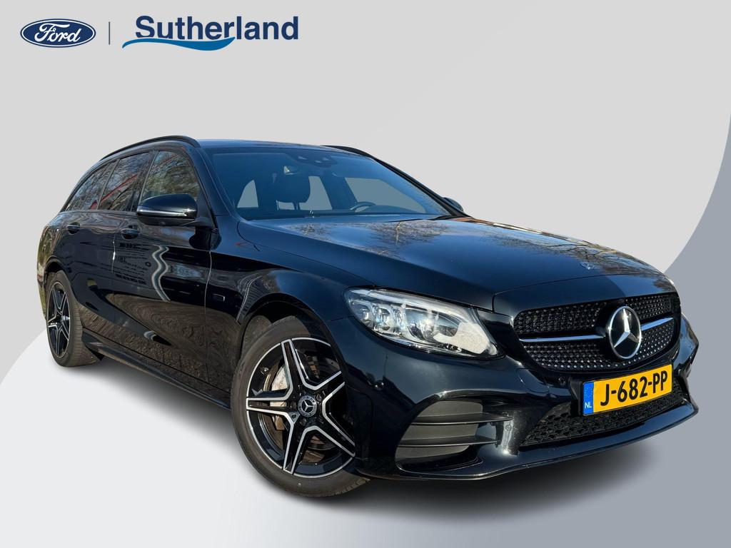 Mercedes-Benz C-klasse Estate 300 de Business Solution AMG L, Automaat, 4 cilinders, Leder en Stof, Zwart