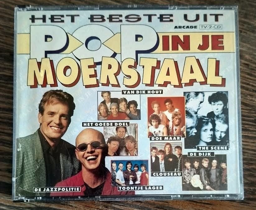 Het Beste Uit Pop In Je Moerstaal - 2CD Verzamelalbum, Cd's en Dvd's, Inclusief boekje, Ophalen of Verzenden, Zo goed als nieuw