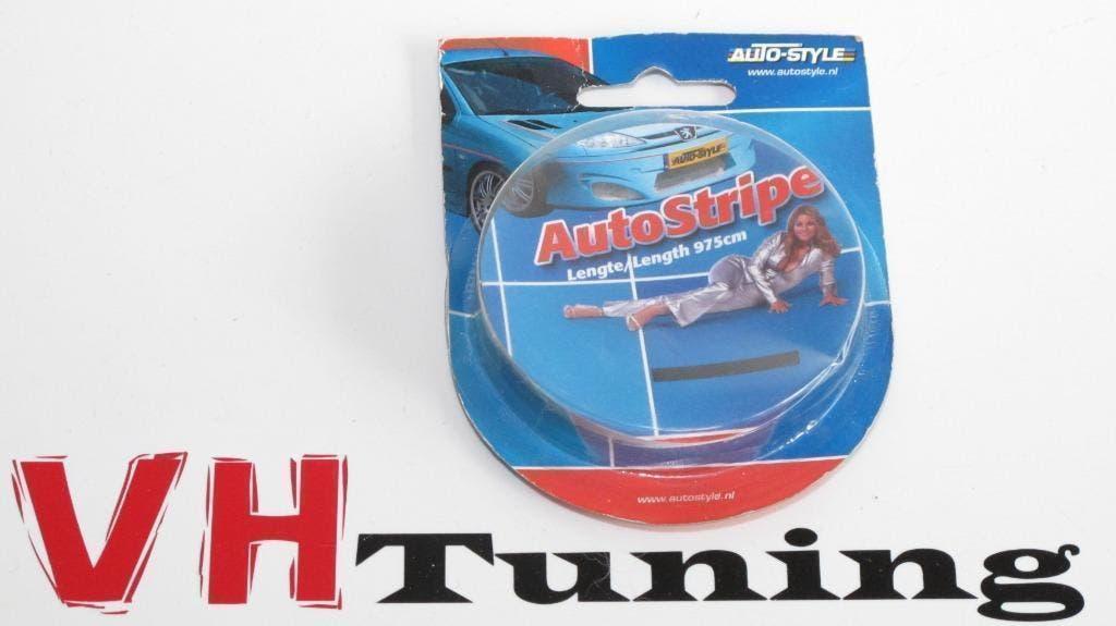 Autostyle SY C2007 Universele zelfklevende striping zwart, Ophalen of Verzenden