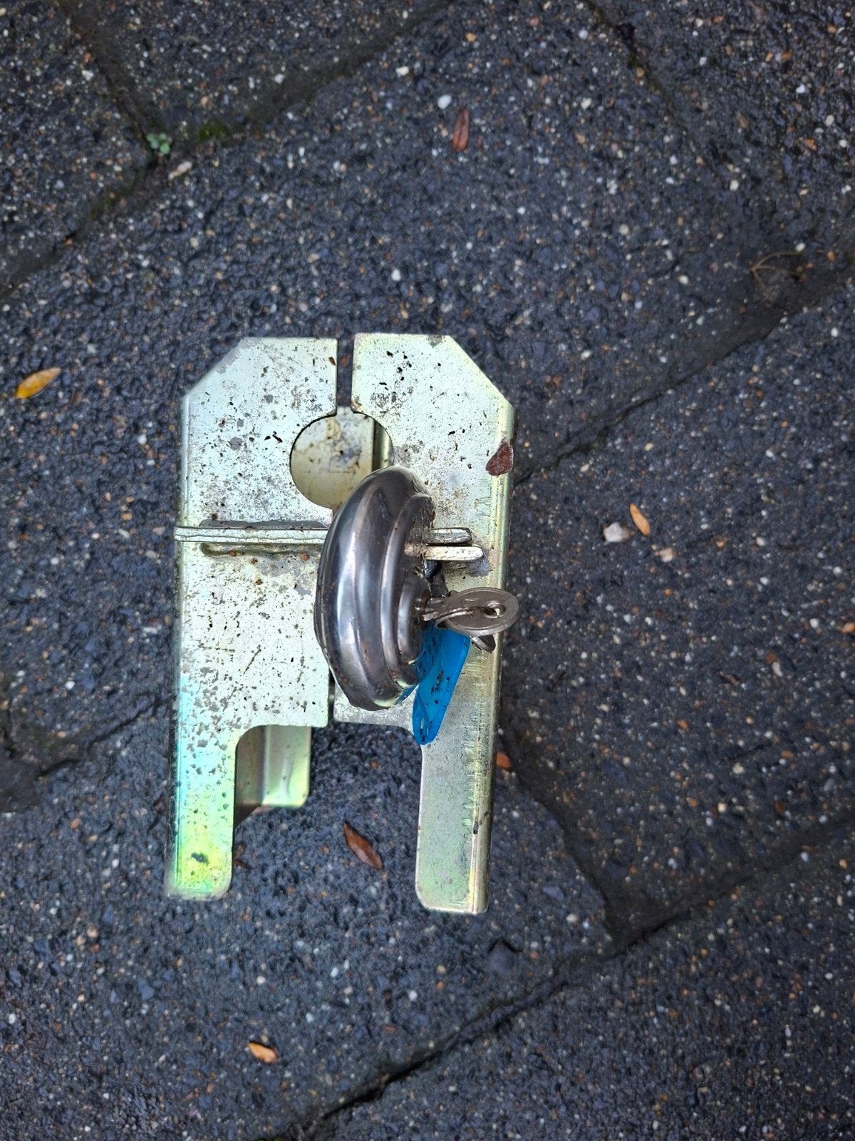 Disselslot voor aanhanger/caravan, Ophalen, Gebruikt