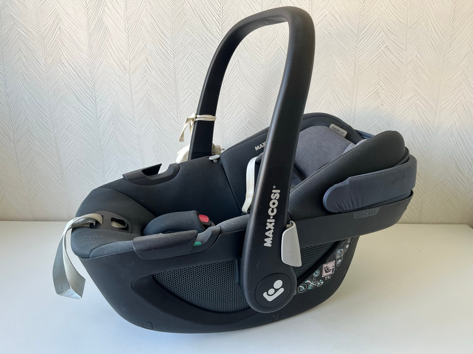 Maxi Cosi Pebble 360 met FamilyFix 360 base + Little Dutch, Ophalen, Gebruikt, Verstelbare rugleuning, Isofix
