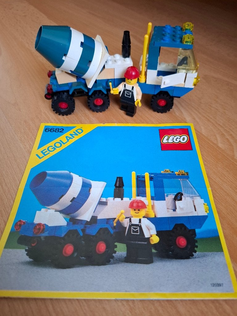 LEGO cementwagen (6682), Gebruikt, Lego, Ophalen of Verzenden, Inclusief instructies