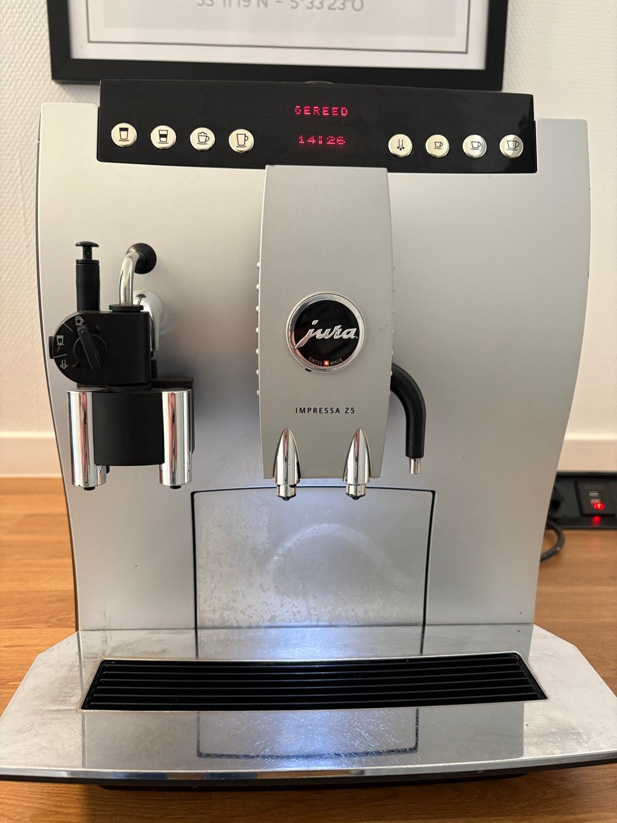Jura Impressa Z5 Espressomachine - Topkwaliteit Koffie, Ophalen, Afneembaar waterreservoir, Gebruikt, Espresso apparaat
