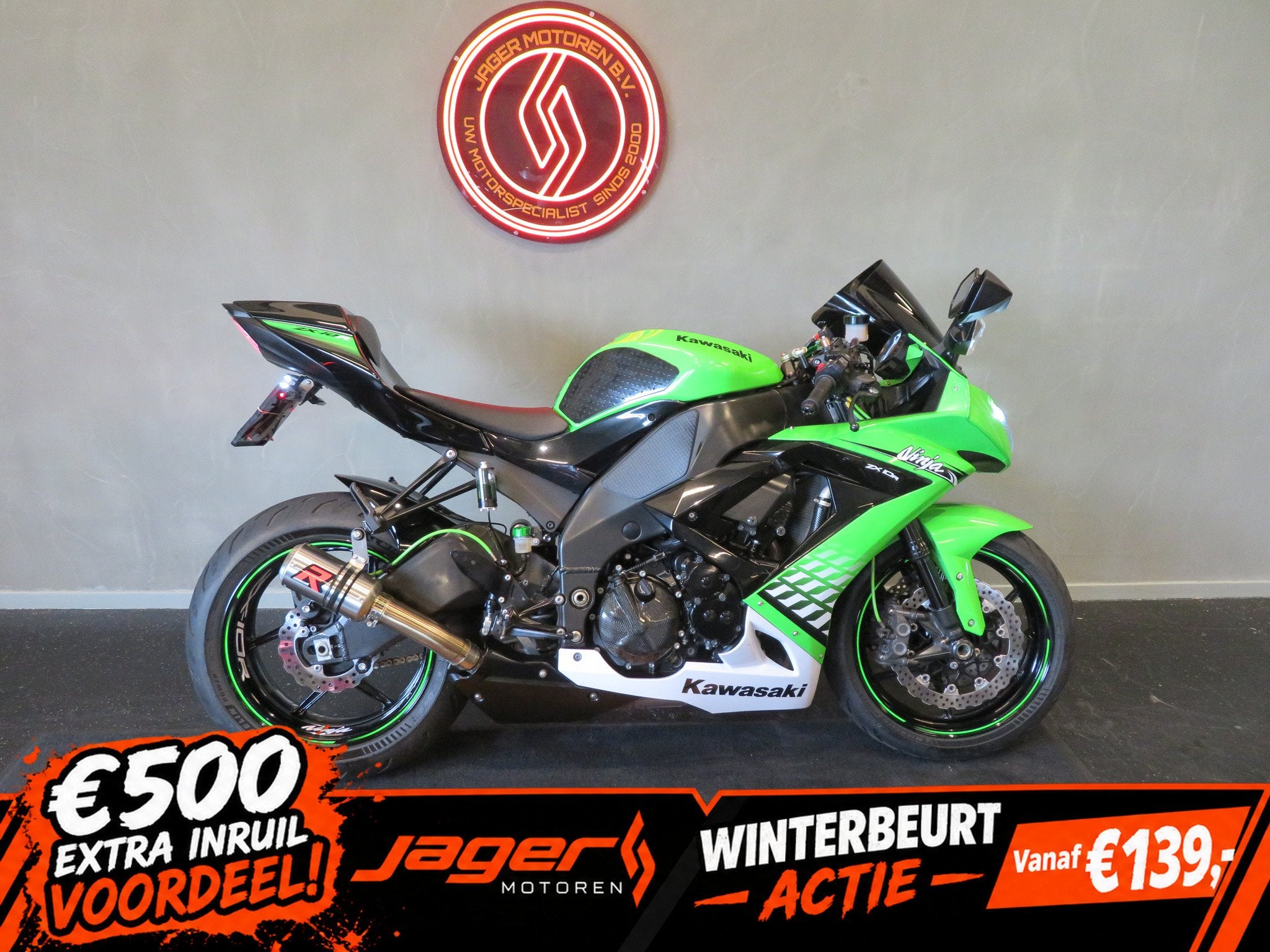 Kawasaki ZX 10R ZX10 ZX-10 NINJA DOMINATOR (bj 2010), Motoren, Super Sport, Gebruikt, Bedrijf