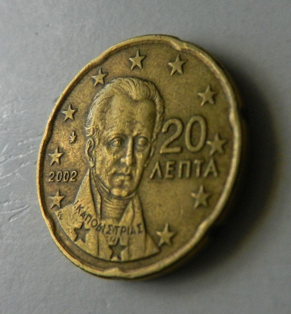 Griekenland 20 eurocent 2002, Postzegels en Munten, Munten | Europa | Euromunten, Verzenden, Griekenland, 20 cent, Losse munt