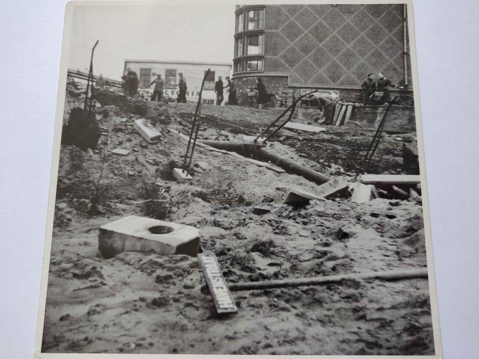 B410 Havenstraat Hoge Bakstraat Victoria 15x15, Ophalen of Verzenden, Voor 1940, Gebruikt, Overige onderwerpen