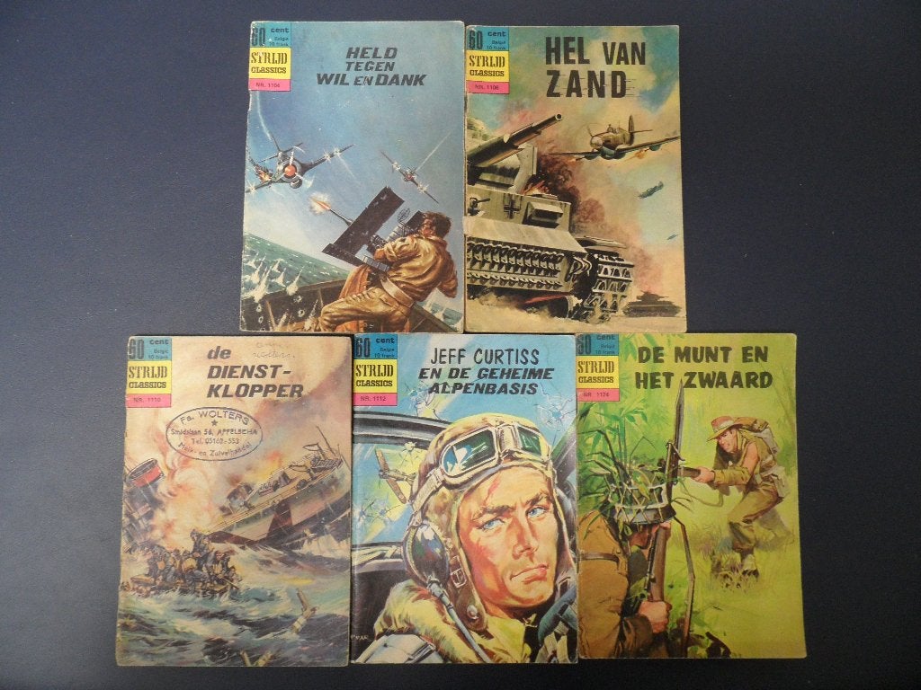 Strijd Classics. Oorlog kleine boekjes., Meerdere stripboeken, Ophalen of Verzenden, Gelezen