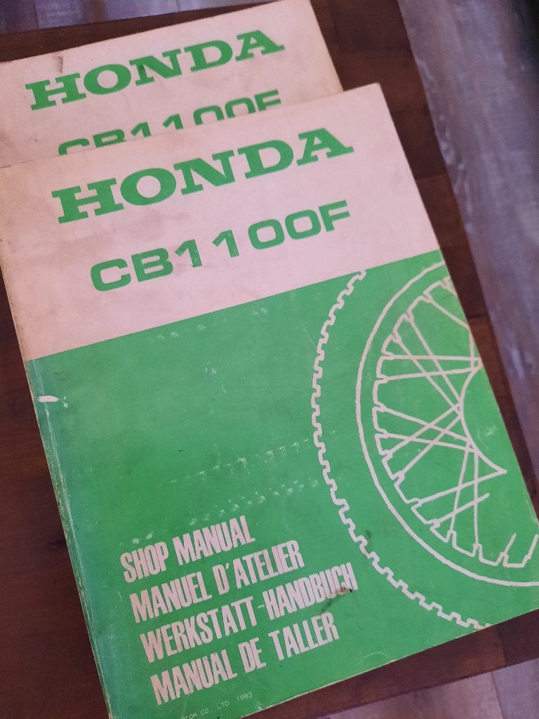 CB1100F werkplaatsboek honda, Ophalen of Verzenden, Gebruikt