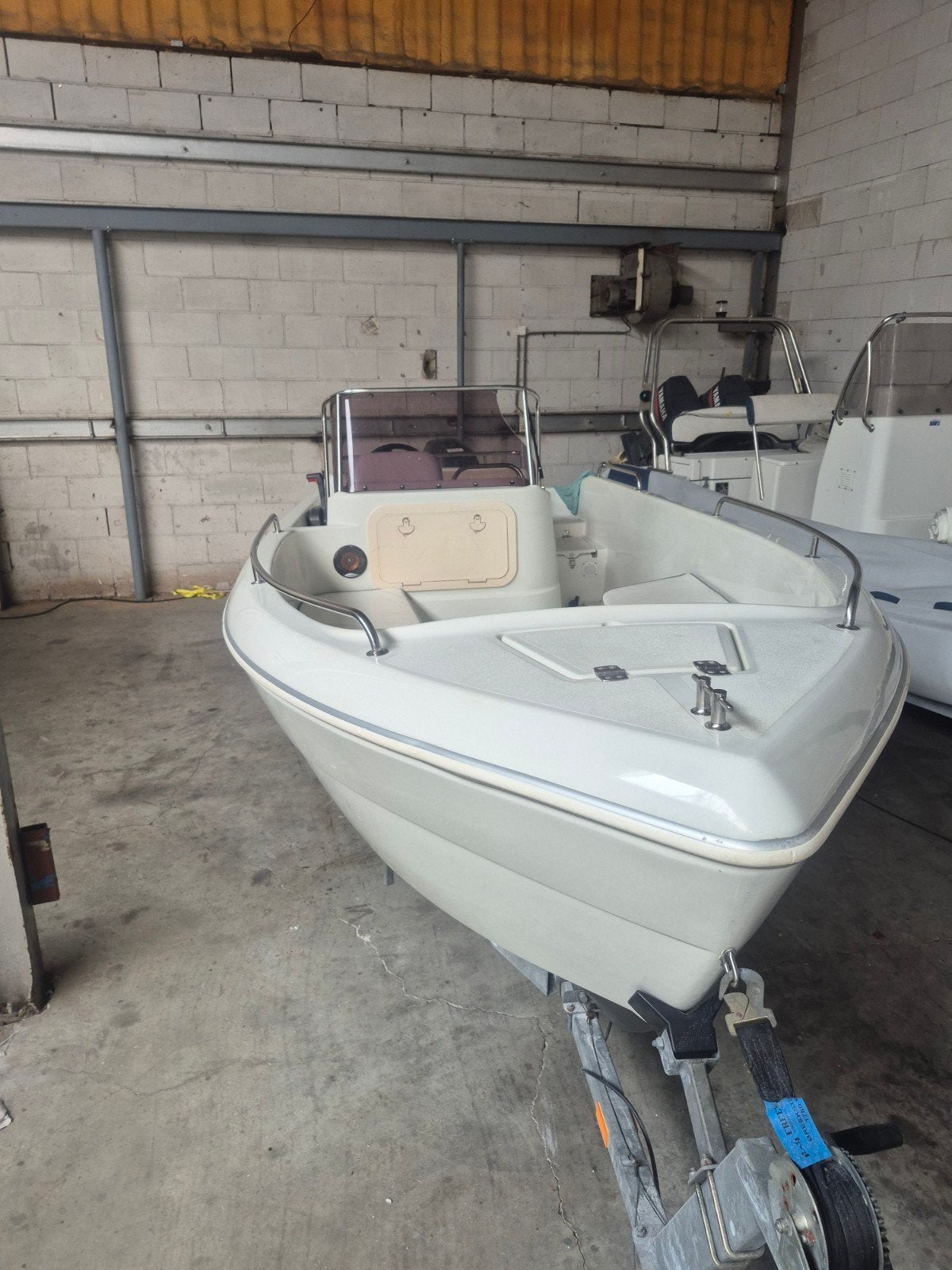 Clever 460 Open met Tohatsu 9,9 PK 4-takt en trailer, Watersport en Boten, Motorboten en Motorjachten, Benzine, Gebruikt, Buitenboordmotor