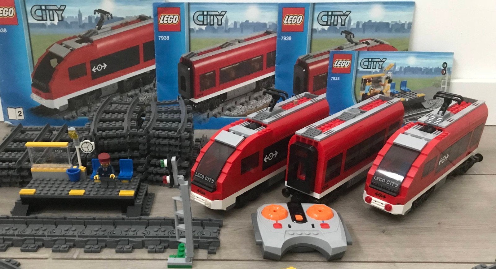 Lego City 7938 Passagierstrein met extra rails!, Lego, Lego, Ophalen of Verzenden, Compleet
