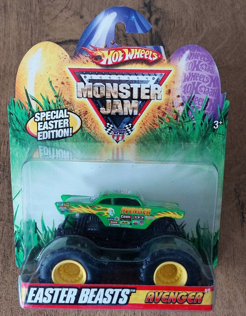 Hot Wheels Monster Jam Pasen Special Edition 1/64 AVENGER, Ophalen of Verzenden, Nieuw, Auto