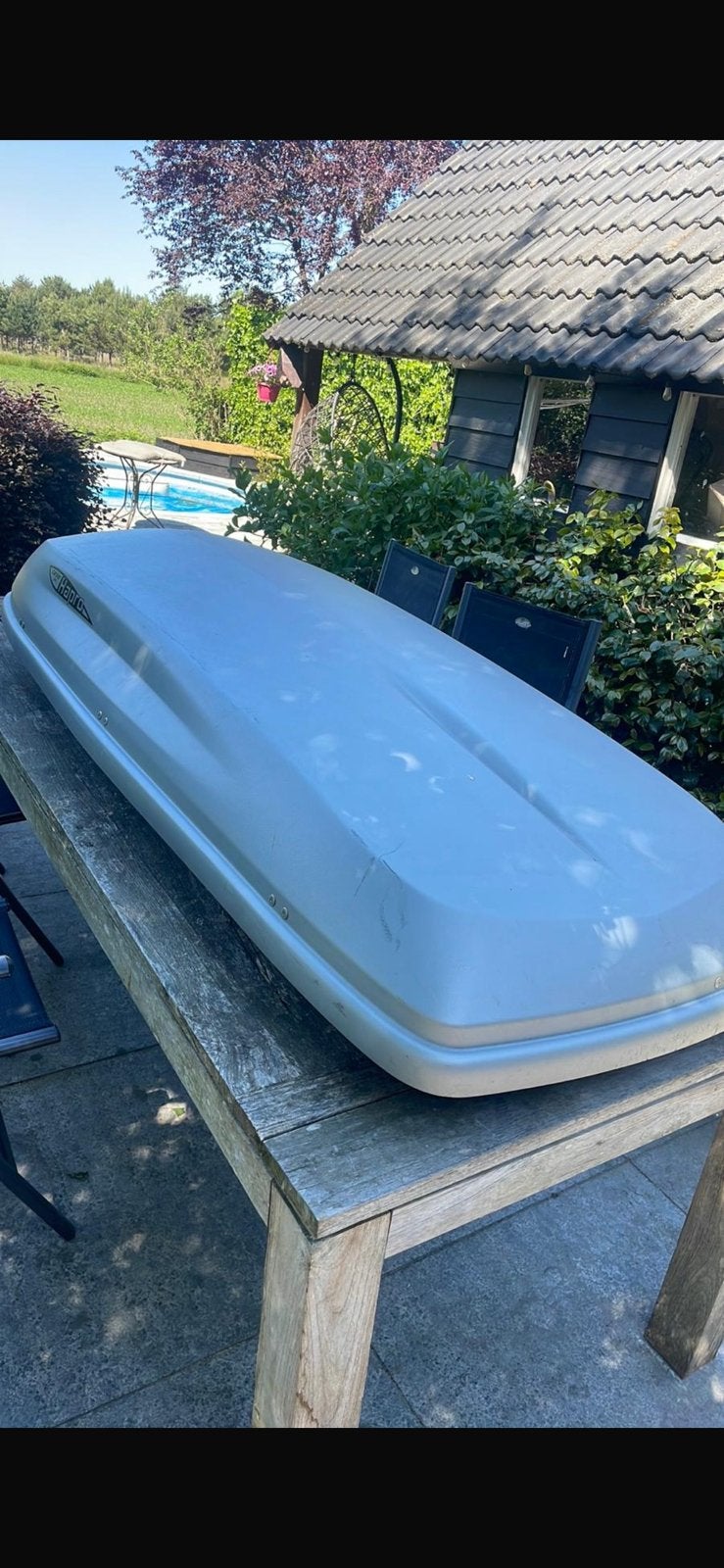 Dakkoffer te huur hapro carver 410 liter, Auto diversen, Dakkoffers, Ophalen, Zo goed als nieuw