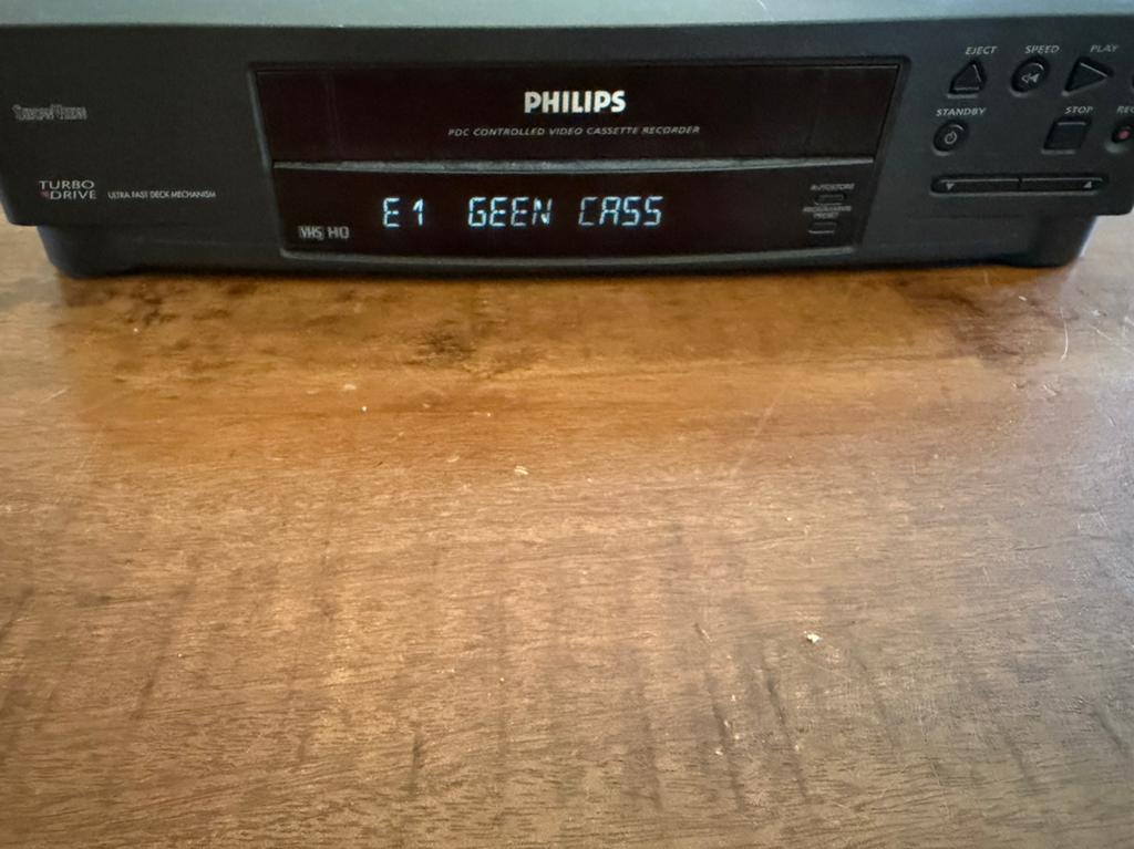 Philips VR247/03 Videocassetterecorder met ab, Ophalen of Verzenden, Zo goed als nieuw