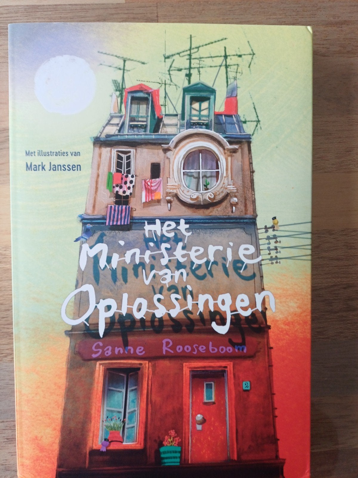 Het Ministerie van  oplossingen. Sanne Rooseboom, Boeken, Sanne Rooseboom, Fictie algemeen, Ophalen of Verzenden, Zo goed als nieuw