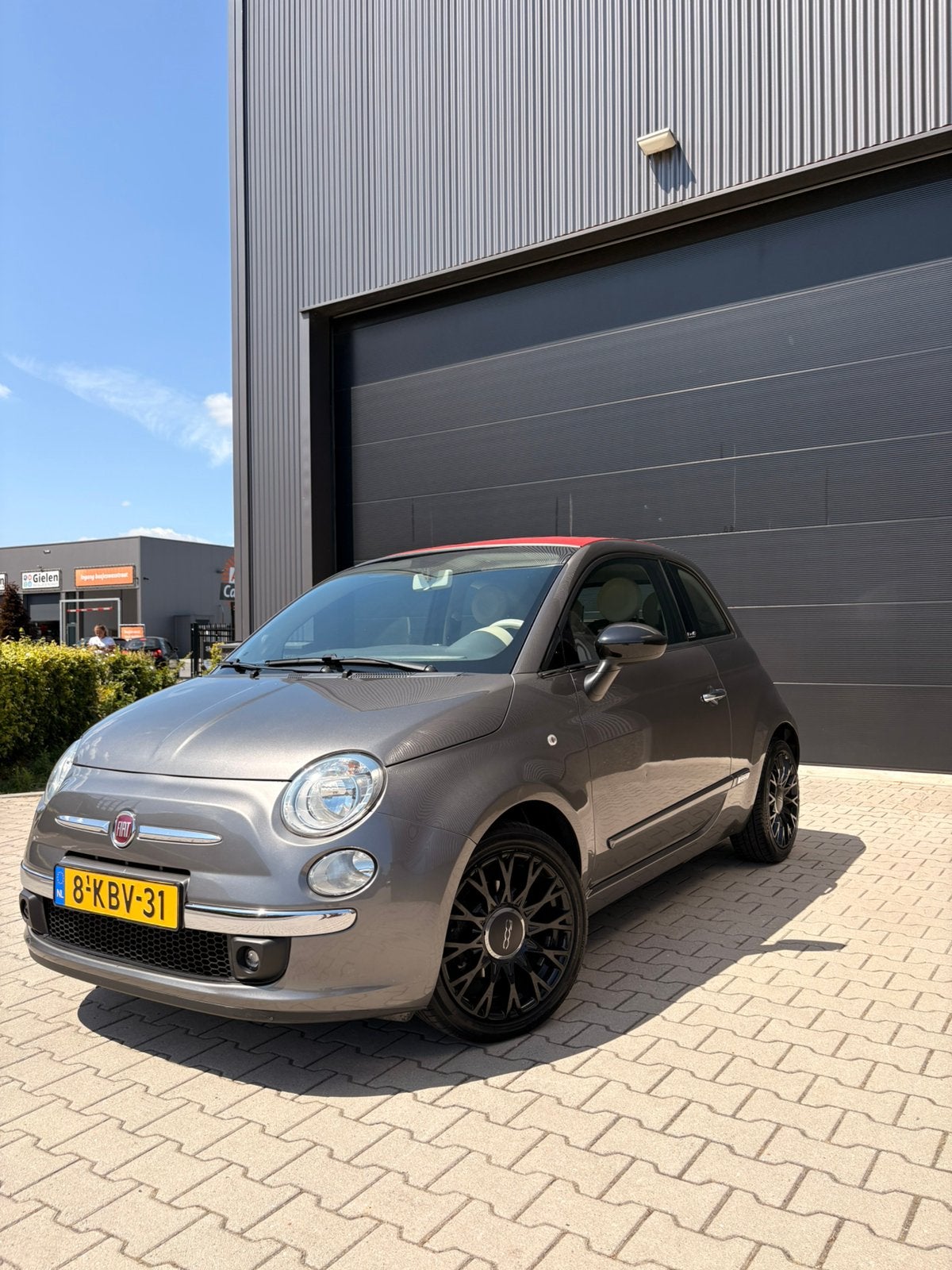 Fiat 500C 0.9 85pk Turbo Twinair 2013 Grijs, Auto's, Fiat, 31 €/maand, Cabriolet, Leder en Stof, Origineel Nederlands