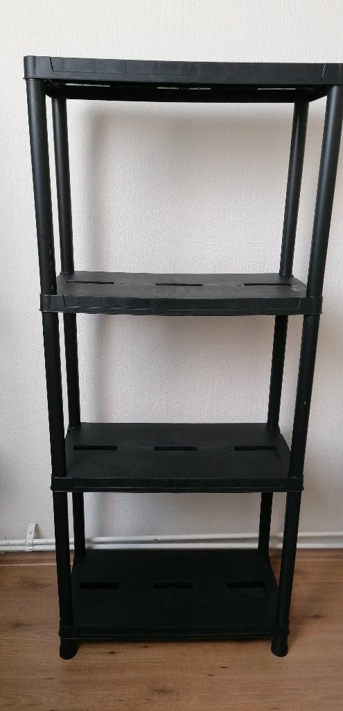 Zwarte opberg stellage, Ophalen, Zo goed als nieuw