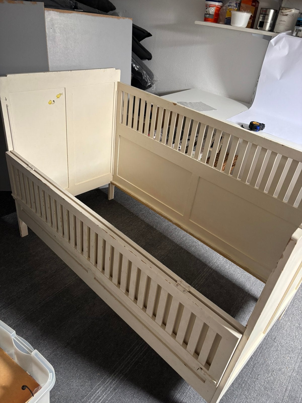 Oud kinderledikantje, Kinderen en Baby's, Ophalen, Gebruikt, Ledikant