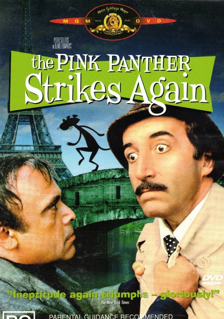 The Pink Panther Strikes Again - Blake Edwards ( MGM ), 1960 tot 1980, Engels, Nederlands, Ophalen of Verzenden