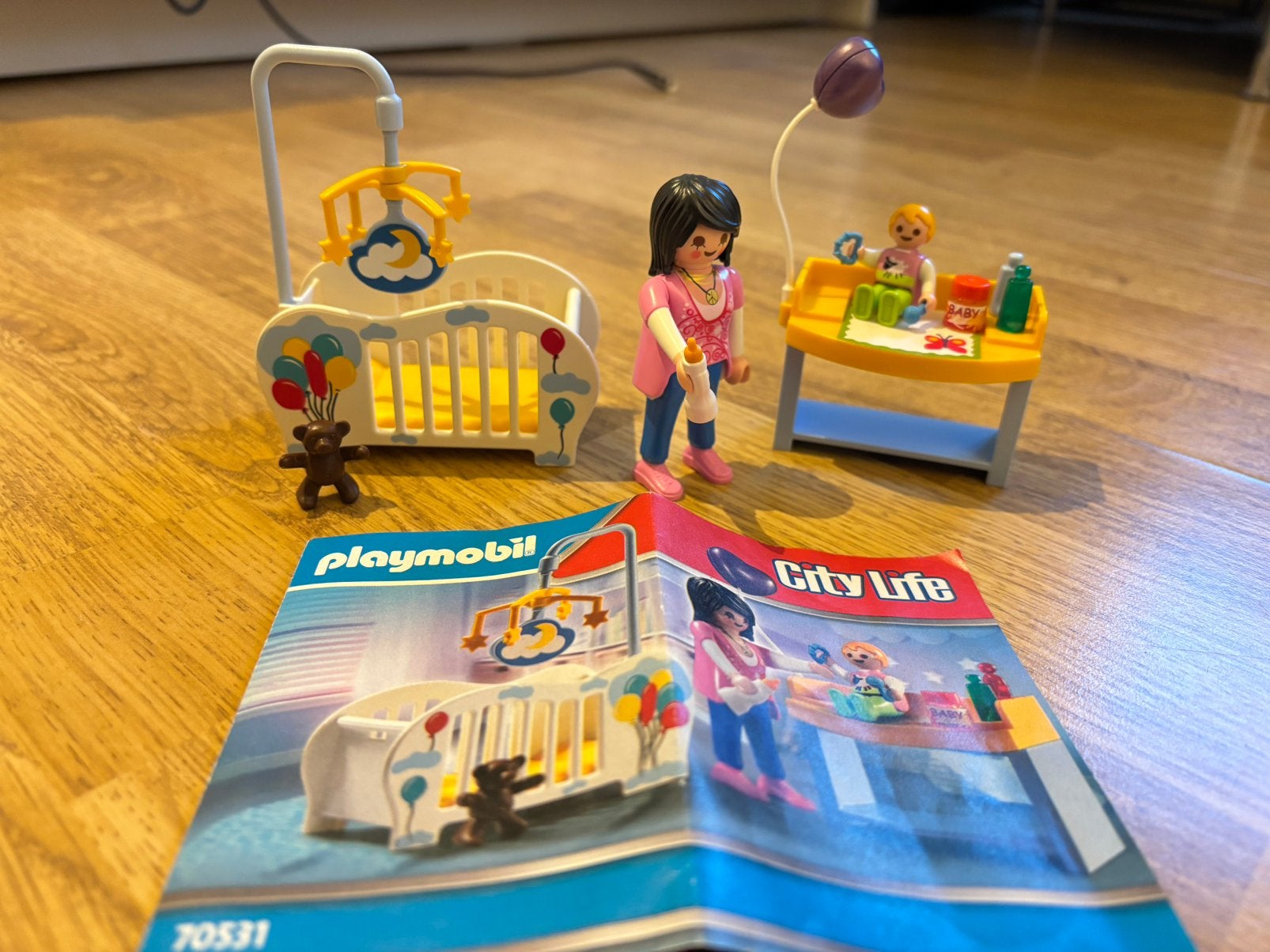 Playmobil City Life Babykamer 70531, Ophalen of Verzenden, Zo goed als nieuw