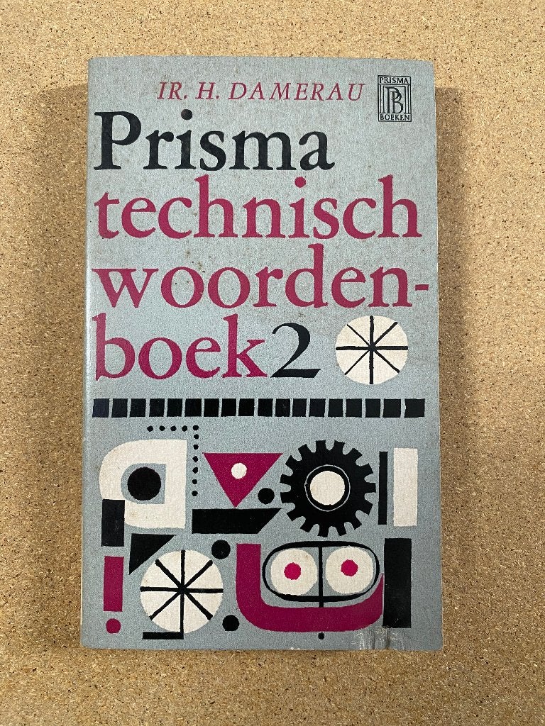 Ir. H. Damerau Prisma Technisch Woordenboek 2 1962, Gelezen, Prisma of Spectrum, Verzenden, Nederlands